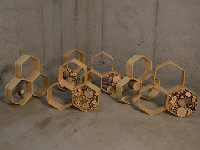 MKT Insect hotel – design development and production of a structure dedicated to supporting urban biodiversity.